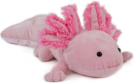 axolotl mexicain en peluche 30 cm – rose
