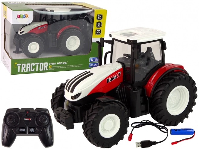 Tracteur agricole télécommandé 1:24