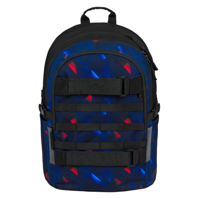 Ensemble BAAGL sac à dos, trousse et sac de sport Skate Indigo