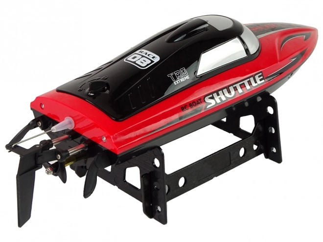 Bateau à Moteur R/C 2.4G Rouge 20-25 km/h