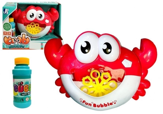Machine à bulles de savon Crabe Rouge