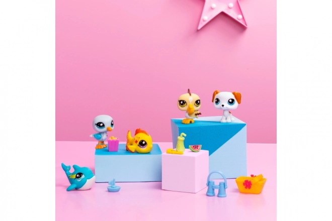 Littlest Pet Shop ensemble figurines de plage