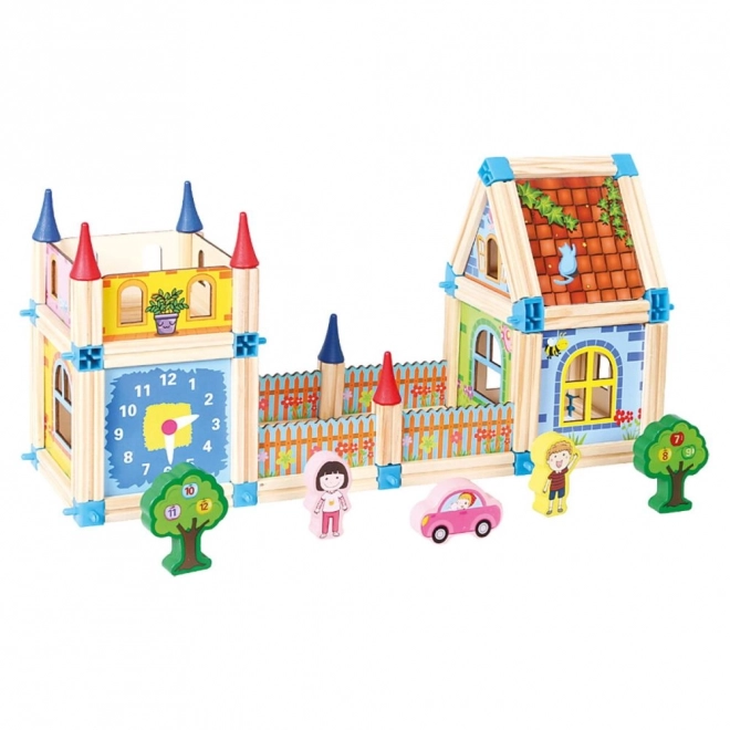 Jeu de construction en bois Bino Château