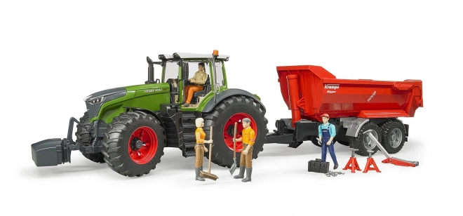 Tracteur Bruder Fendt 1050 Vario avec mécanicien et outils d'atelier 1:16