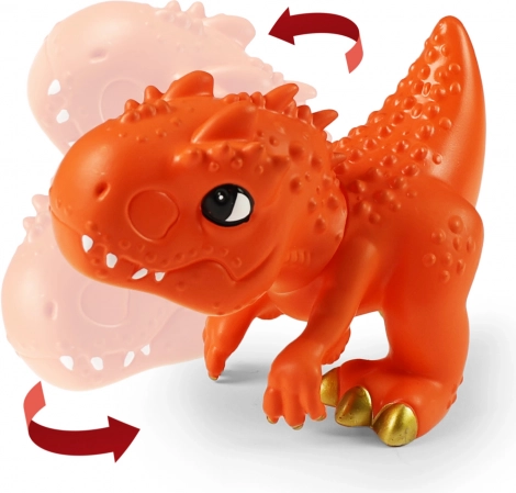 Dinosaure orange 14 cm