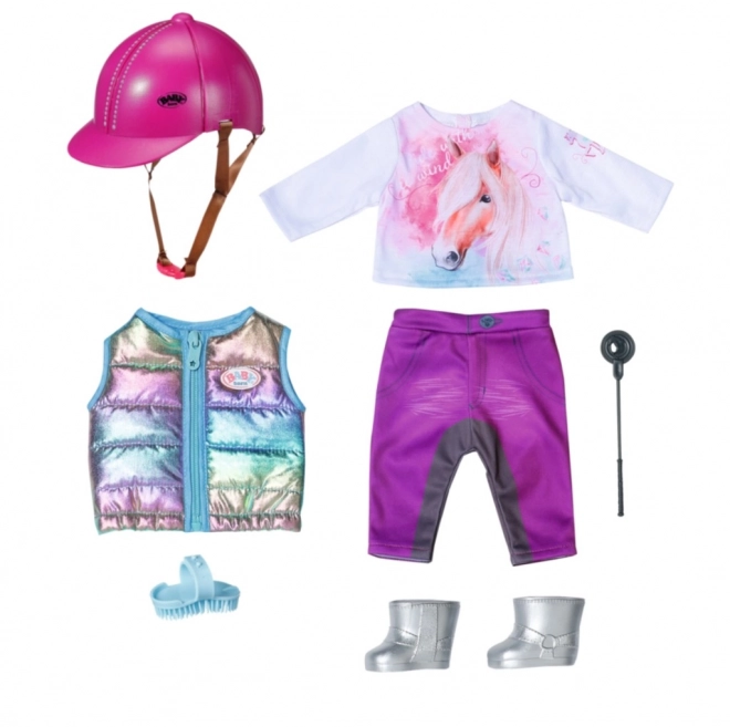 Tenue d'équitation BABY born pour poupées 43 cm