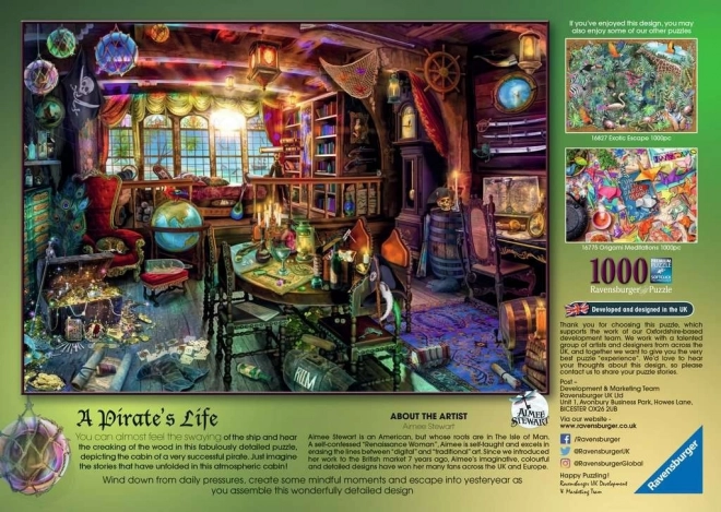 Puzzle Ravensburger 1000 pièces La Vie de Pirate