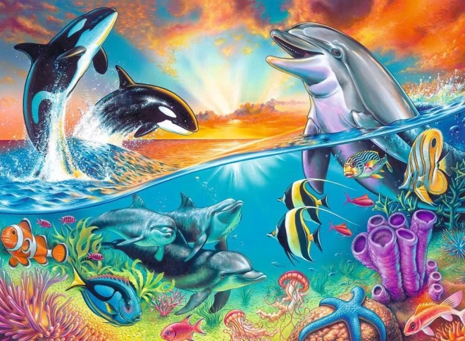 Puzzle Ravensburger La vie dans l’océan XXL 200 pièces