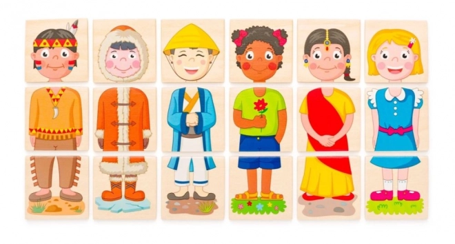 Compétitions et personnes du monde entier - puzzle et découverte