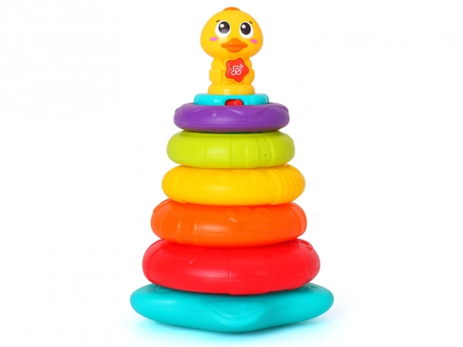 Pyramide canard jouet interactif