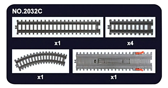 Power Train World - Ensemble de rails complémentaires C