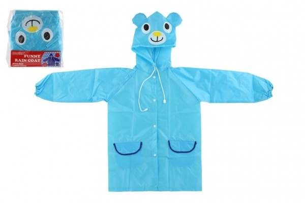 Imperméable enfant ours taille 110-120cm bleu en sachet 23x25cm