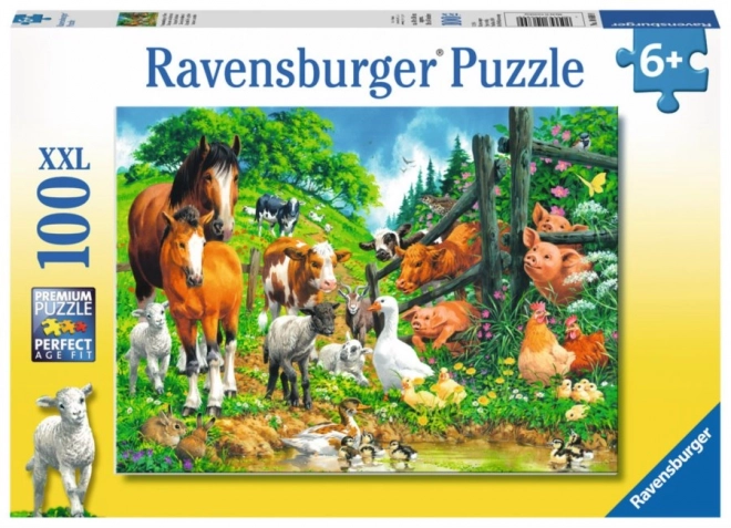 Puzzle Ravensburger Animaux XXL 100 pièces