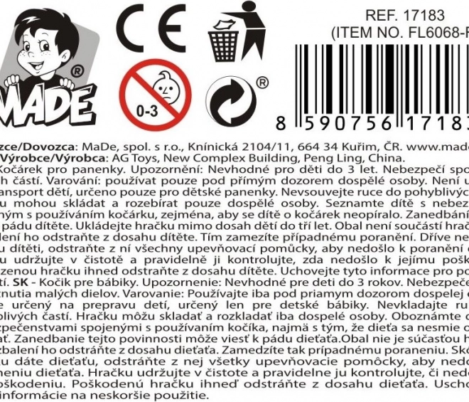 Poussette pour poupées