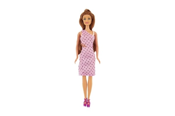 Poupée plastique 30 cm corps solide 5 types en boîte 8x32x4,5cm