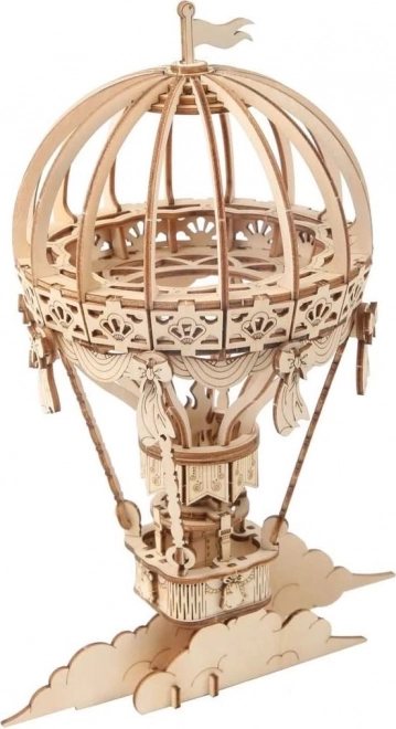 Ballon à air chaud - Modèle en bois 3D