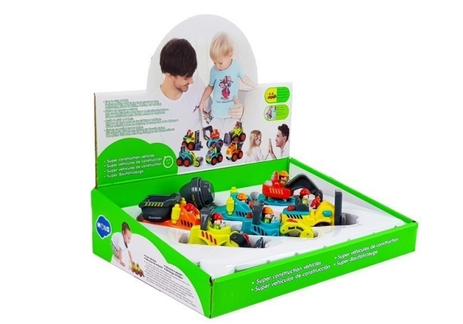 Voitures de construction pour enfants - mix de 5 types