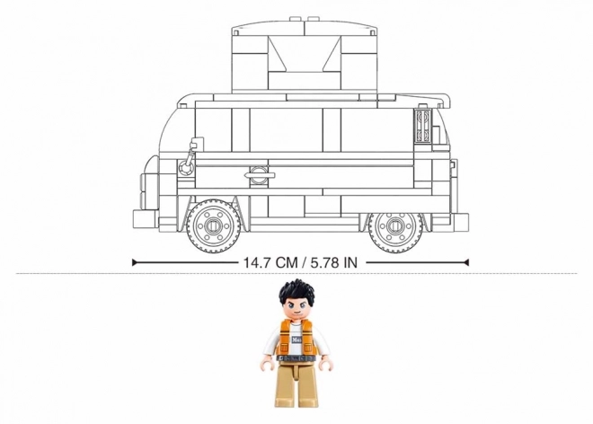 Camping-car Sluban ModelBricks TS-2