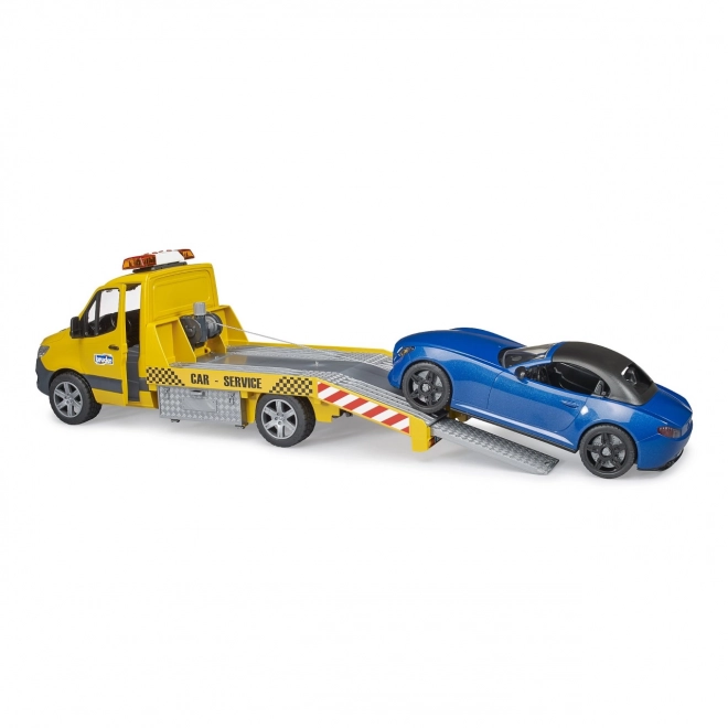 Bruder Voiture de remorquage MB Sprinter avec voiture de sport