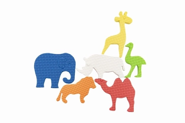 Animaux en mousse ZOO 6 pcs