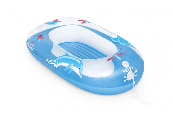 Ponton Dauphin Bleu 102x69 cm BESTWAY