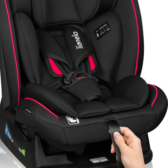Siège Auto Enfant Lionelo Aart i-Size Noir Rouge 40-150 cm