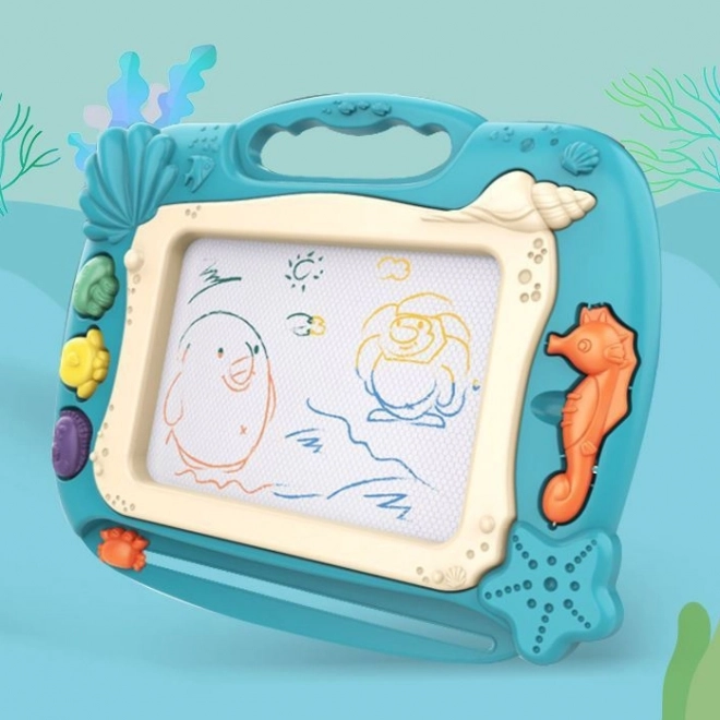 Woopie tableau magnétique avec motif océan - vert