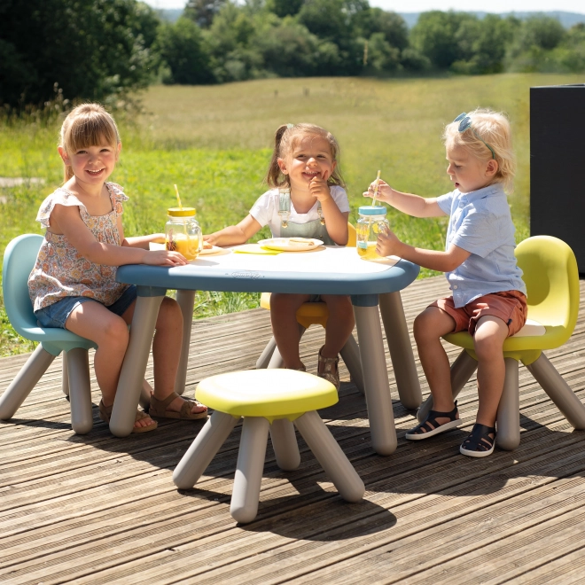 Chaise enfant bleue