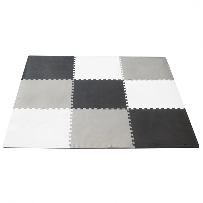 KIK Puzzle en mousse Nuances de gris avec bords III. (58x58)