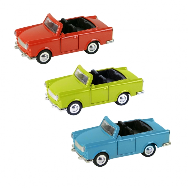 Trabant cabriolet en métal