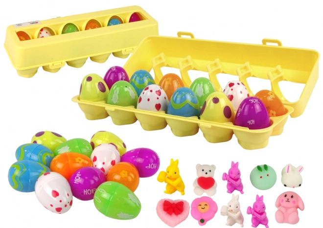 Jouets Fidget Ensemble d'œufs de Pâques 12 pcs.