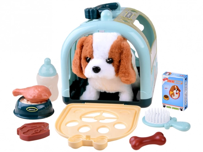 Chien interactif Beagle avec accessoires