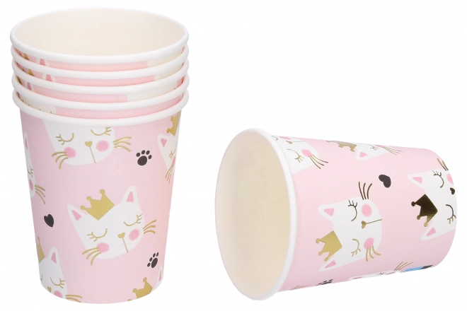 Gobelets de fête CHAT 250ml, 6 pcs