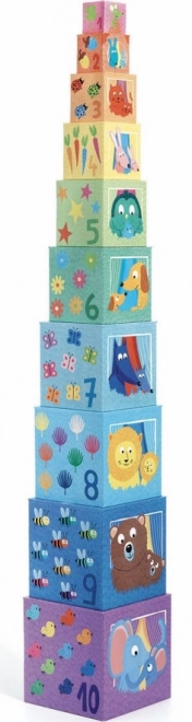 Tour de cubes DJECO Bébés