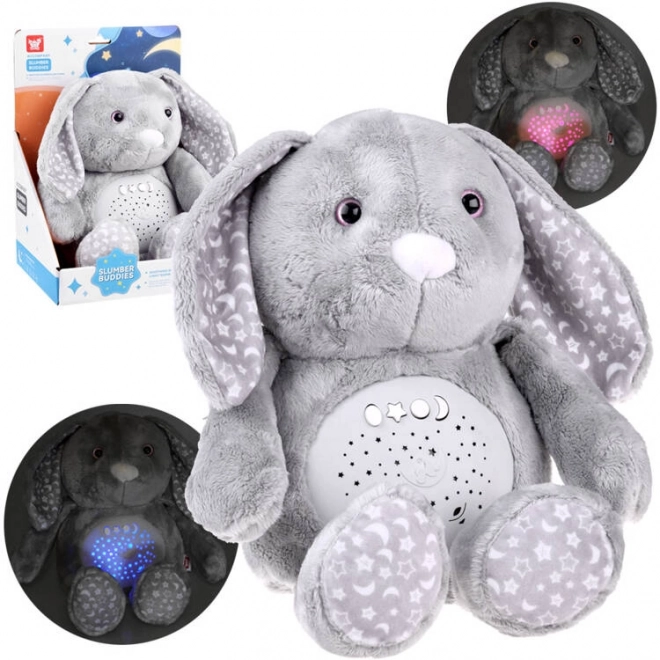 Lapin projecteur avec berceuses et bruit blanc