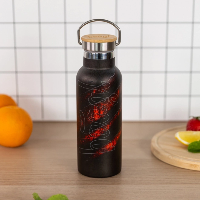 Bouteille isotherme avec bouchon en bambou Lave 500 ml