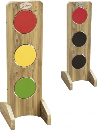 Feu tricolore en bois XXL de Classic World EDU