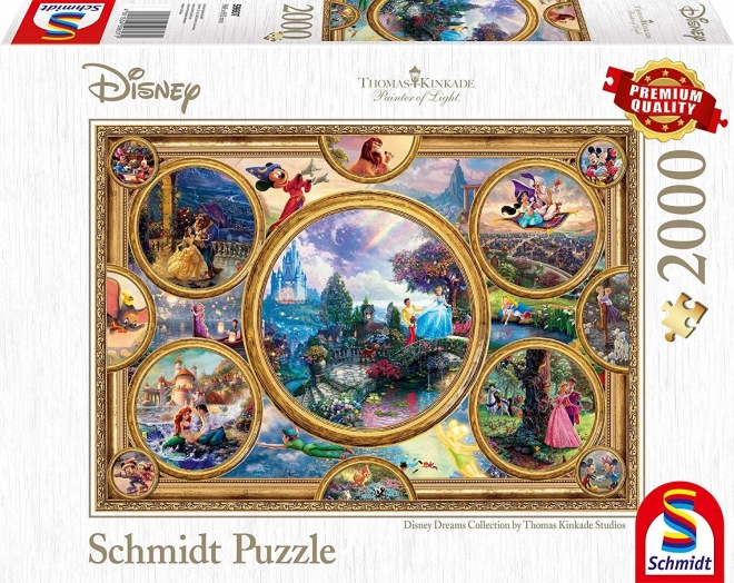 Puzzle collage Disney 2000 pièces