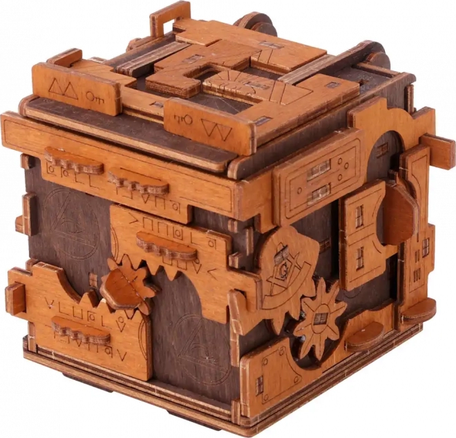 Boîte à énigmes en bois jeu d'évasion 149 pièces