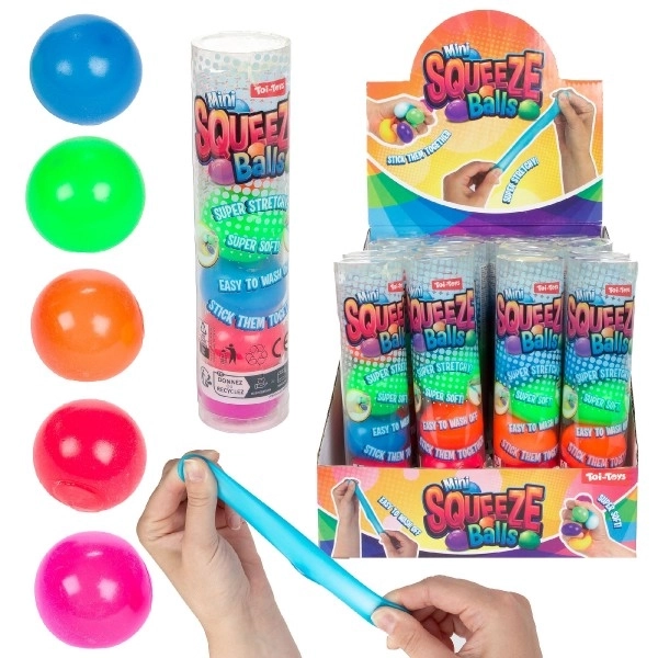 Balle anti-stress à presser avec du slime