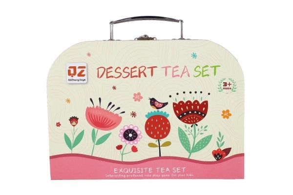 Ensemble de vaisselle en métal dans une valise 26x19x10,5cm