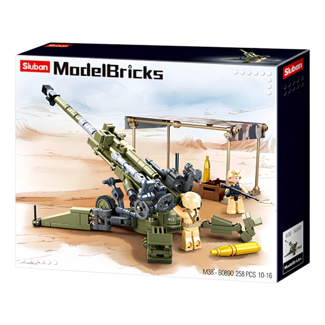 Sluban jeu de construction Canon M777 Howitzer