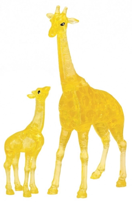 HCM KINZEL 3D Puzzle en cristal girafe avec girafon 38 pièces