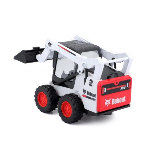 Modèle Bburago Bobcat S590 chargeur à direction à glissement