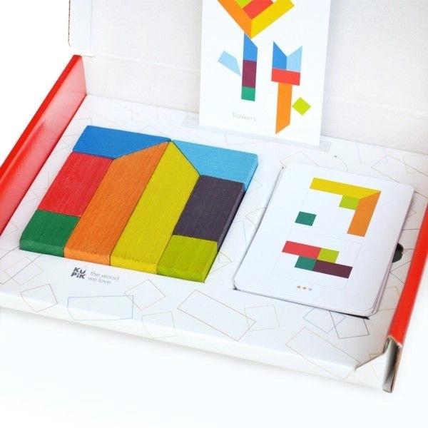 Jeu de logique en bois Tangram 8