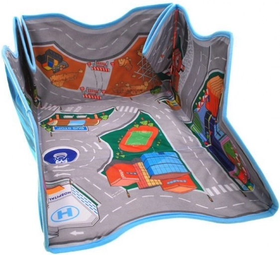 Tapis de jeu avec ville pour petites voitures