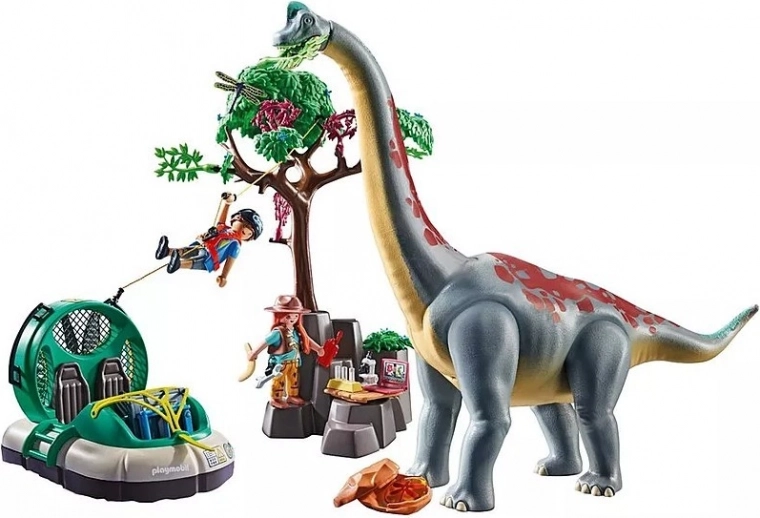 Brachiosaure avec mâchoire articulée