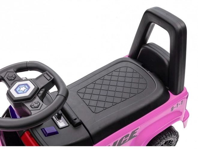 Trottinette Police rose pour enfants