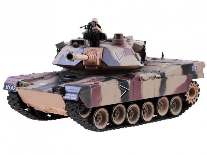Grand char télécommandé US M1A2