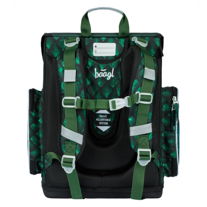 ENSEMBLE BAAGL 3 Ergo Drak : cartable, trousse, sac